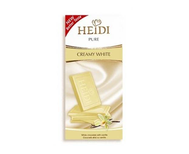 Tableta de Chocolate Blanco Heidi Pure 80 Grs